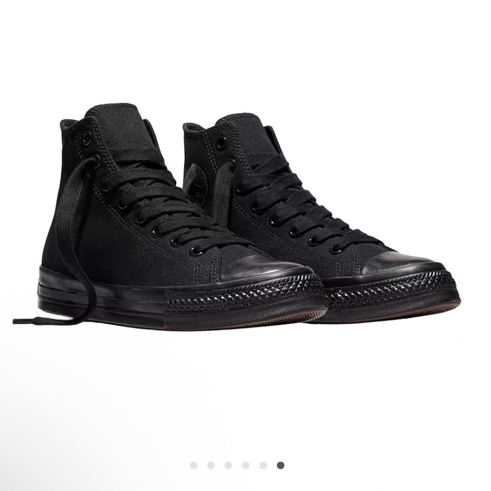 Converse Chuck Taylor All Star Throwback High Top Shoes Triple Black 171748F